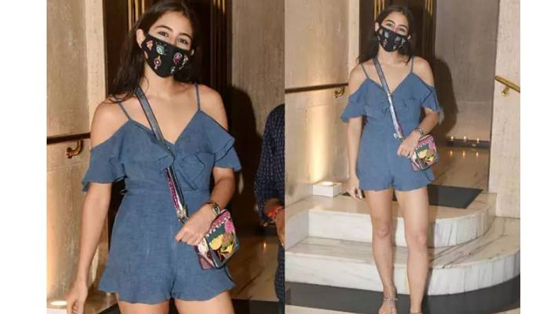 Sara Ali Khan s glittery shoulder bag on trending