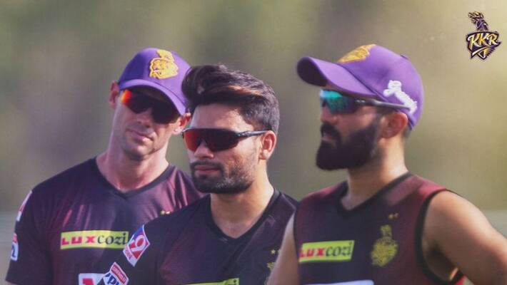 IPL 2020 Former Olympic Sprinter Chris Donaldson with KKR IPL 2020 Former Olympic Sprinter Chris Donaldson with KKR