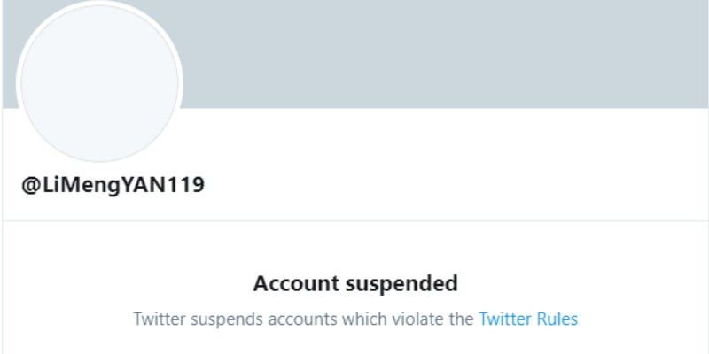 twitter suspend chinese virologist account who claimed coronavirus was made in wuhan lab bsm