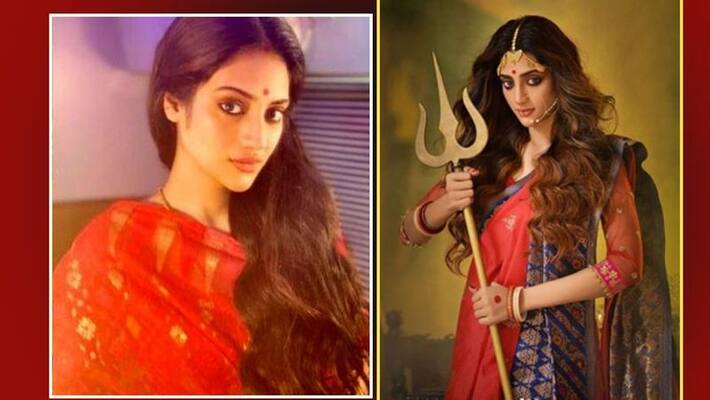 MP Actress Nushrat Jahans look in Ma Durga Attire puts her on life threat on Mahalaya BRD MP Actress Nushrat Jahans look in Ma Durga Attire puts her on life threat on Mahalaya BRD
