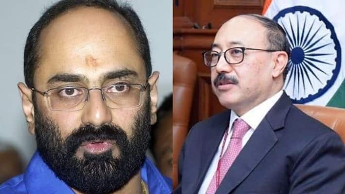 Rajya Sabha MP Rajeev Chandrasekhar, Harsh Vardhan Shringla on list of China observers-snj Rajya Sabha MP Rajeev Chandrasekhar, Harsh Vardhan Shringla on list of China observers-snj