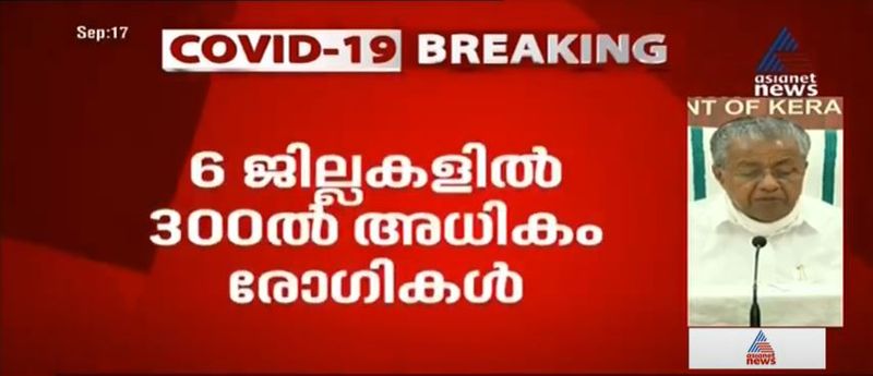 kerala cm pinarayi vijayan covid 19 press meet september 17 details