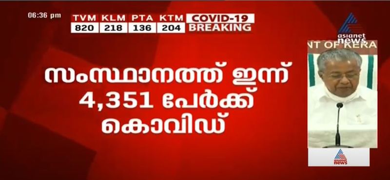 kerala cm pinarayi vijayan covid 19 press meet september 17 details