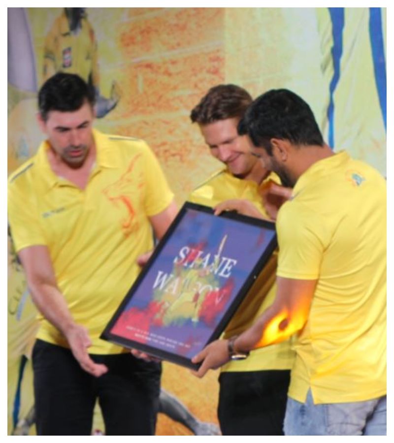 Before start IPL 2020 CSK awarded Dhoni, Jadeja and others players spb