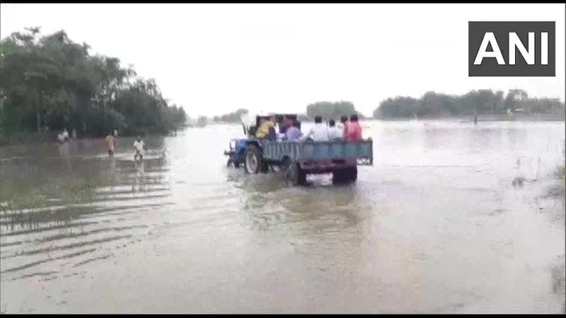 government bridge was washed away by the first rain and another place the villagers built their own bridge in bihar