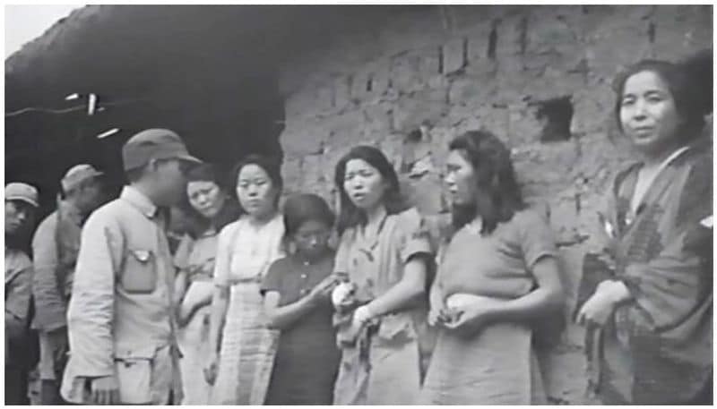 The World War II era Comfort women of Japanese Army, photos of sex slaves of soldiers
