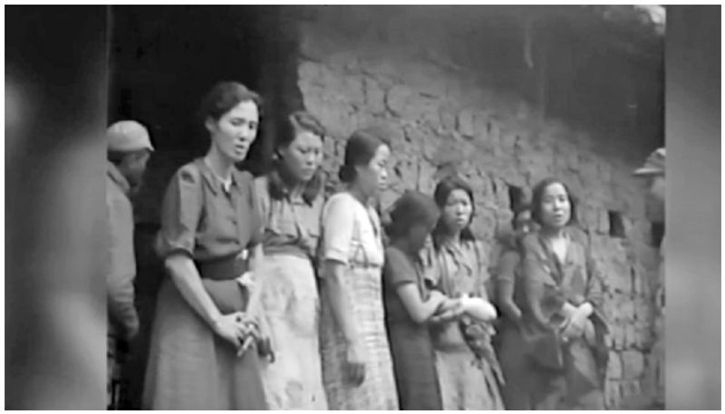 The World War II era Comfort women of Japanese Army, photos of sex slaves of soldiers