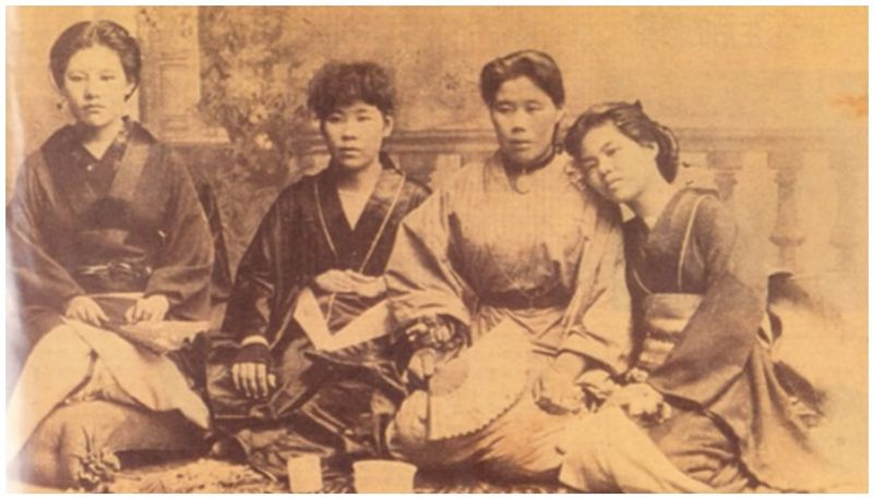 The World War II era Comfort women of Japanese Army, photos of sex slaves of soldiers