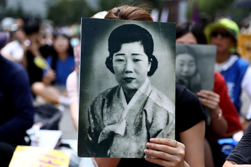 The World War II era Comfort women of Japanese Army, photos of sex slaves of soldiers