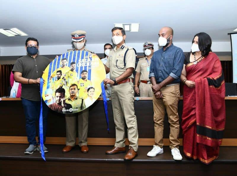 Police Department Released Salam Chennai Video song for Honor Corona warriors