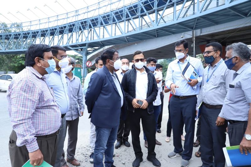 BBMP Administrator Gourav Gupta Visit Inspection of Development Worksgrg