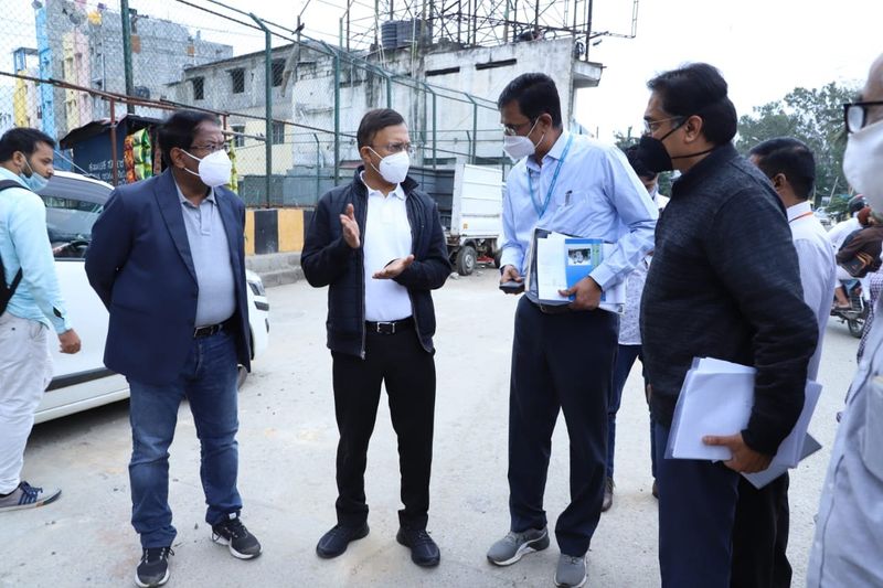 BBMP Administrator Gourav Gupta Visit Inspection of Development Worksgrg