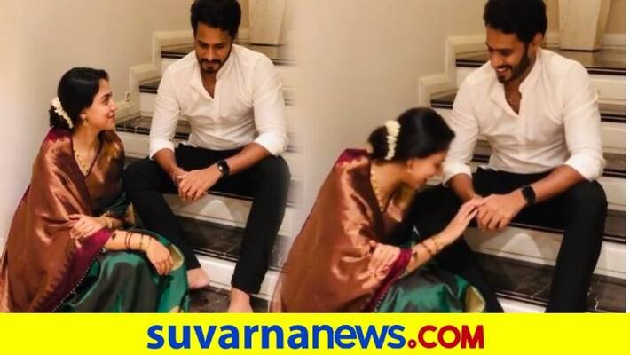 Kannada nikhil kumaraswamy share candid video with wife revathi vcs Kannada nikhil kumaraswamy share candid video with wife revathi vcs