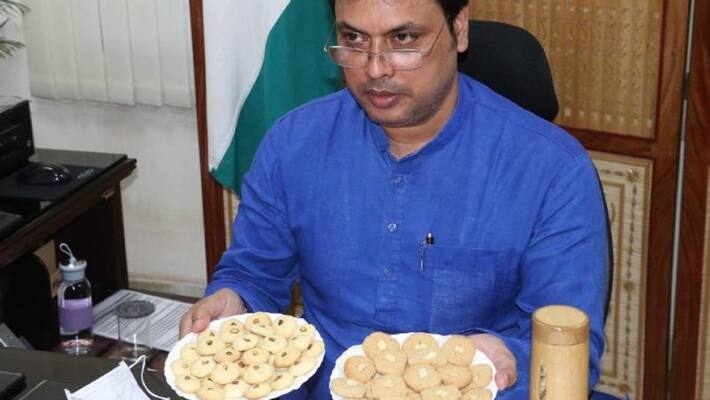 viral image Tripura cm launches healthy bamboo cookies bsm viral image Tripura cm launches healthy bamboo cookies bsm