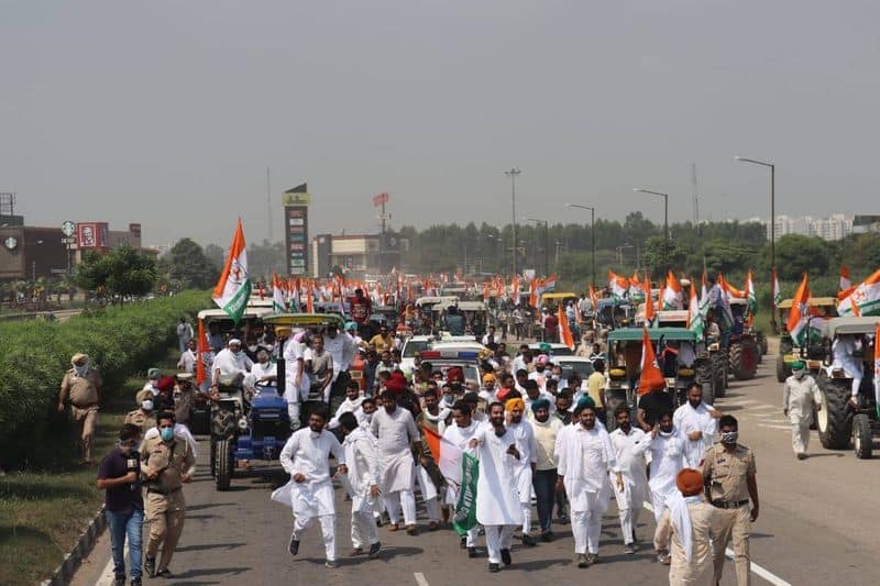 Millions of farmers protest in the streets in northern states: against bjp, Mubarak warns BJP