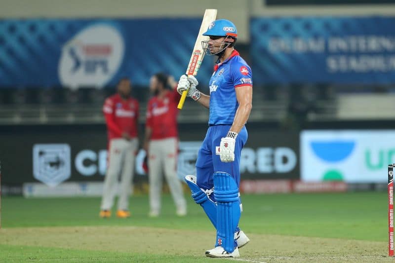 marcus stoinis half century lead delhi capitals to set challenging target to punjab