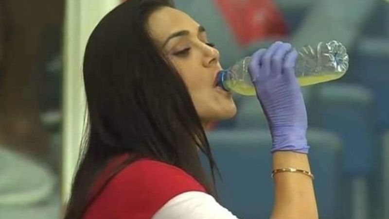 Preity Zinta celebrates in his style after Kings XI Punjab beat RCB in IPL 2020 spb