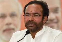Covid 19 Kishan Reddy, Union minister of state for home, donates food material