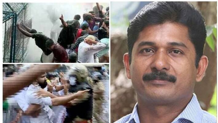 MLA M Swaraj criticize udf protest during covid spread MLA M Swaraj criticize udf protest during covid spread