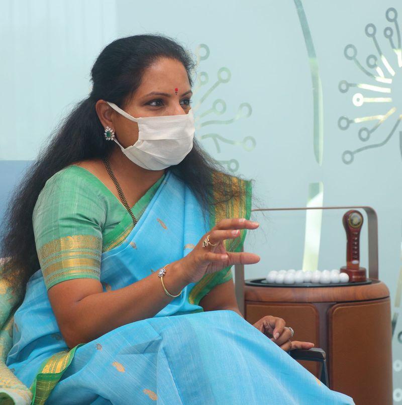 KCRs daughter Kalvakuntla Kavitha clocks a million followers on Twitter dpl