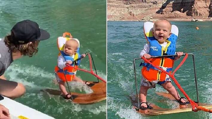 6 Month Old Becomes Youngest Person To Go Water Skiing 6 Month Old Becomes Youngest Person To Go Water Skiing
