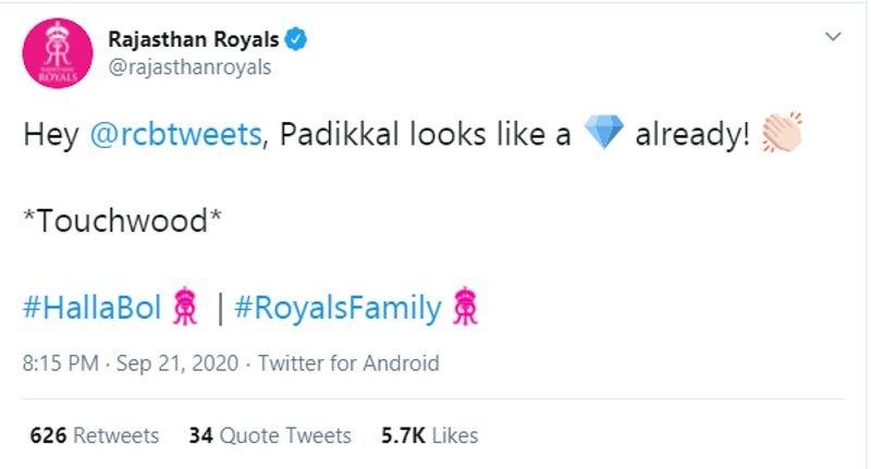 ipl 2020 bcci president sourav ganguly among who praises rcb debutant devdutt padikal
