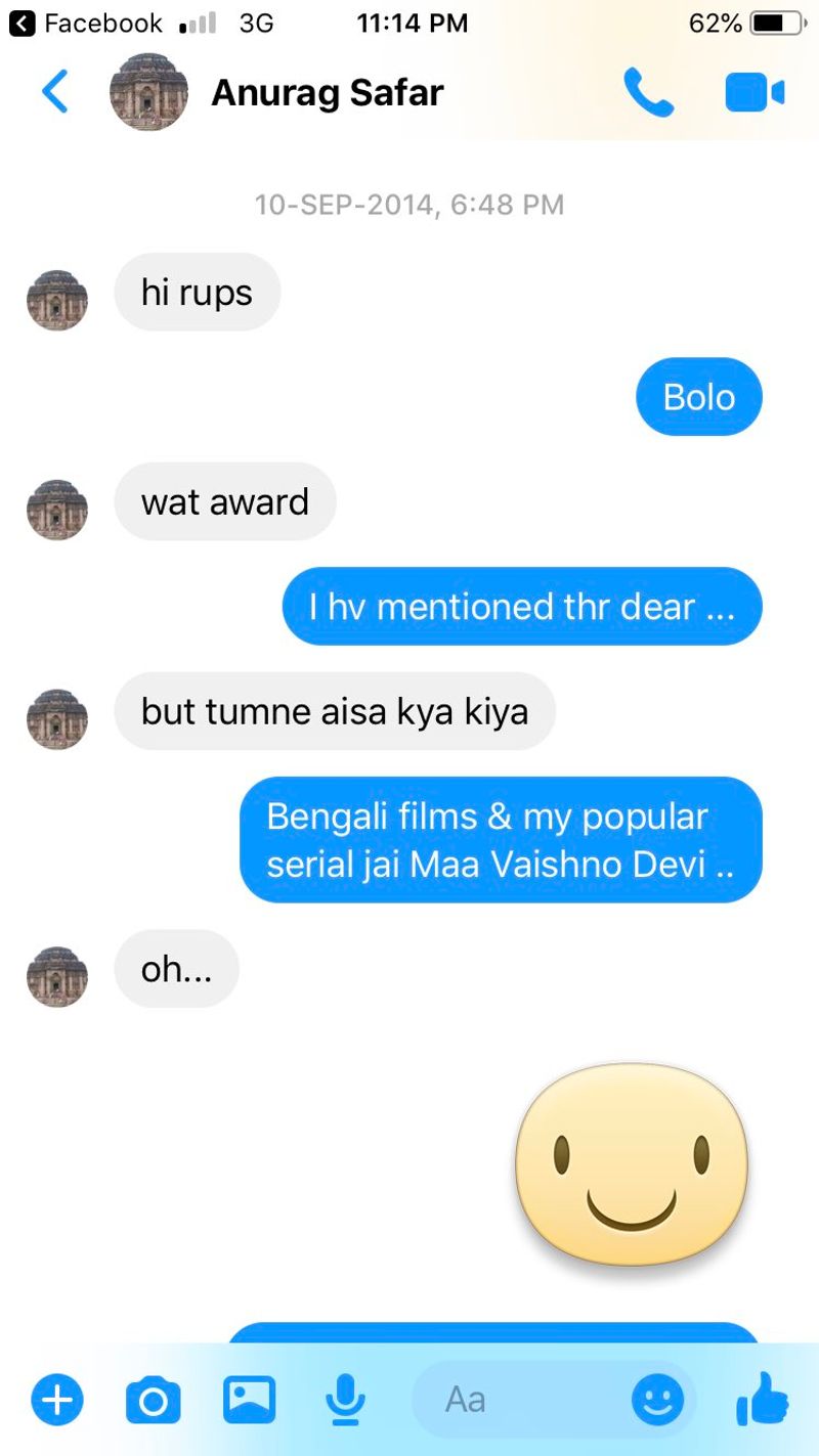 Rupaa Dutta accuses Anurag Kashyap of sending inappropriate texts dpl