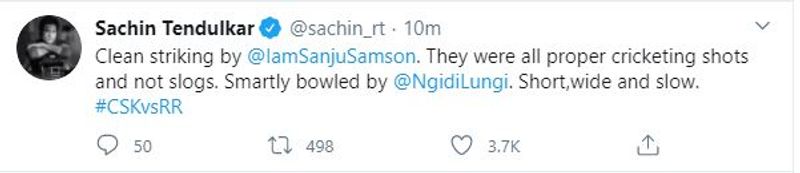 Sanju Samson massive innings against CSK