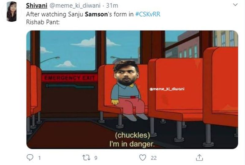 Sanju Samson massive innings against CSK
