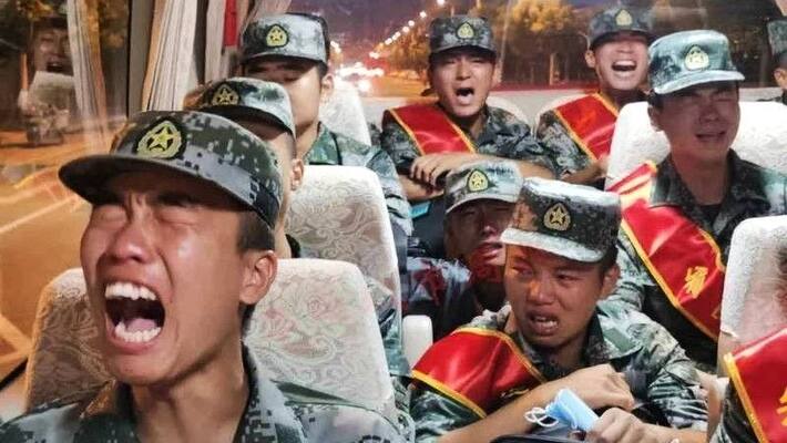 india china standoff pla soldiers cry on the way to india border india china standoff pla soldiers cry on the way to india border