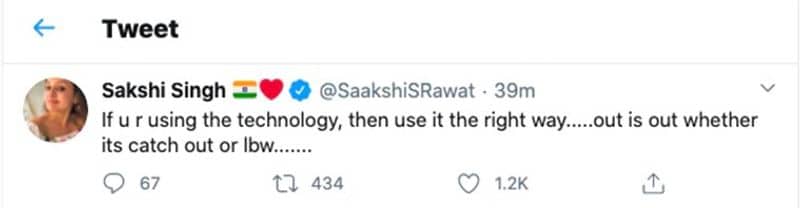 ipl 2020 ms dhoni wife sakshi slams indian umpires another controversy apc
