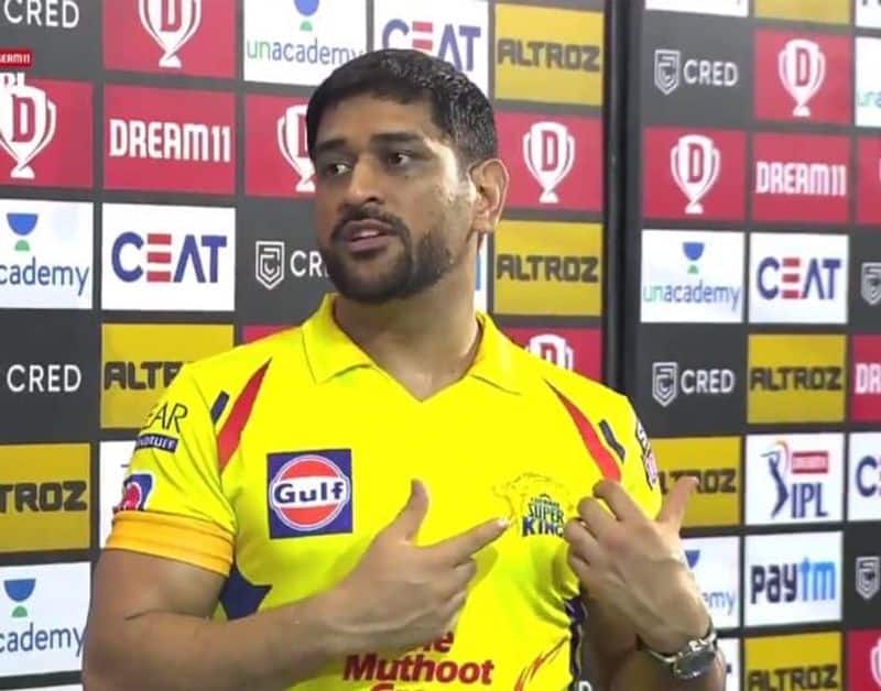 csk captain dhoni says he would have timing the ball instead of tried to hit hard against srh in ipl 2020