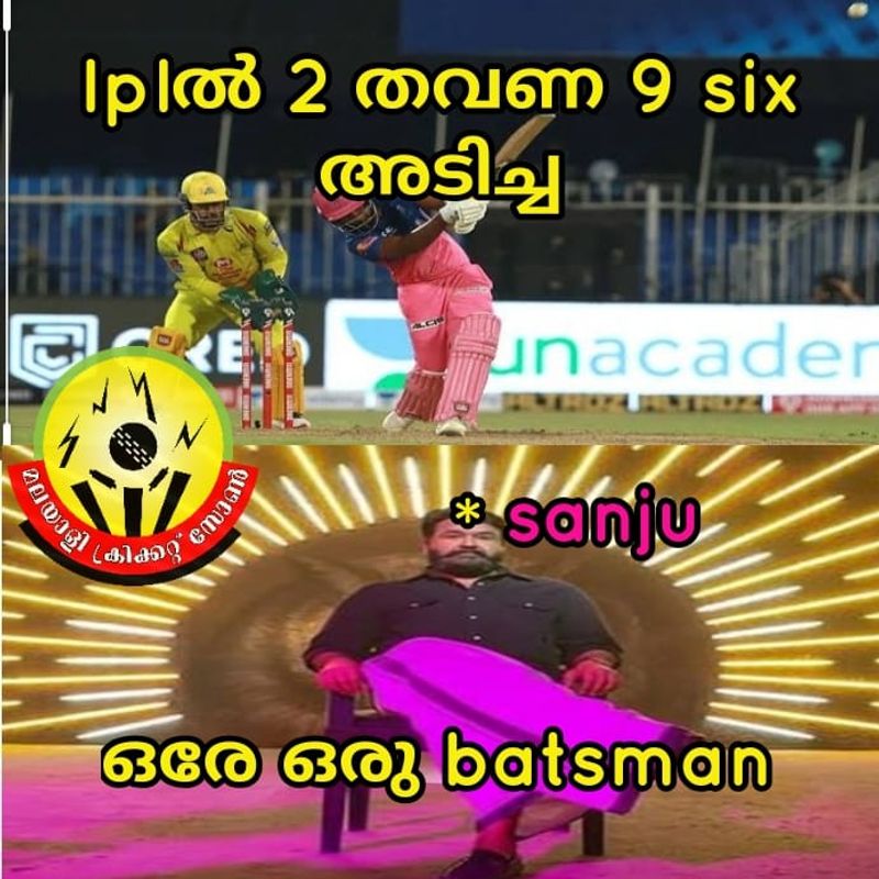 troll on 2020 ipl RR CSK match