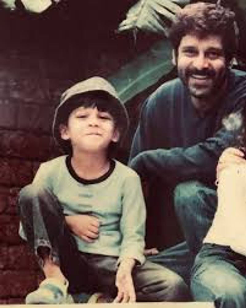 Vikram son Dhruv vikram birthday special photo collection
