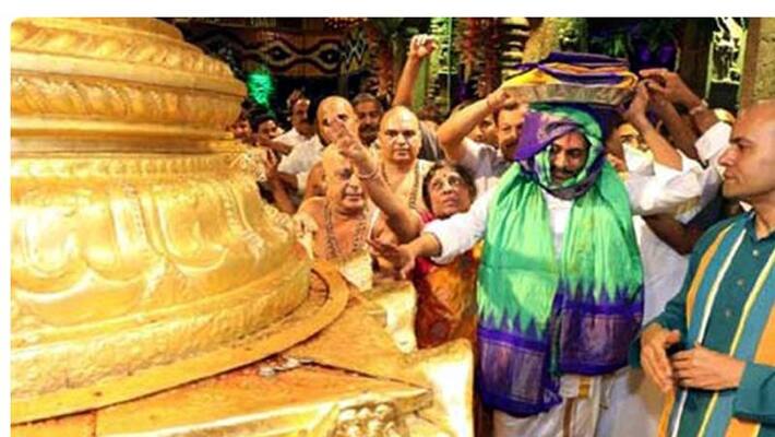 ap cm jagan participated in tirumala brahmotsavalu ap cm jagan participated in tirumala brahmotsavalu