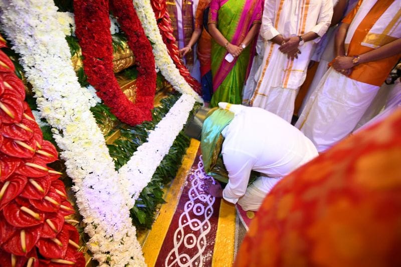AP CM Jagan Participate Srivari Brahmotsavam At Tirumala
