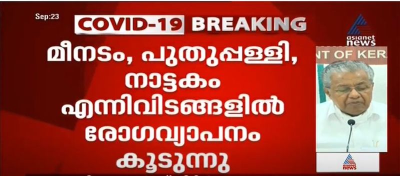 kerala cm pinarayi vijayan covid 19 press meet details 23 september