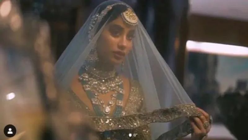 janhvi kapoor looks stunning in bridal photoshoot goes viral on social media Brd