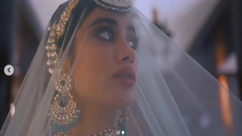 janhvi kapoor looks stunning in bridal photoshoot goes viral on social media Brd