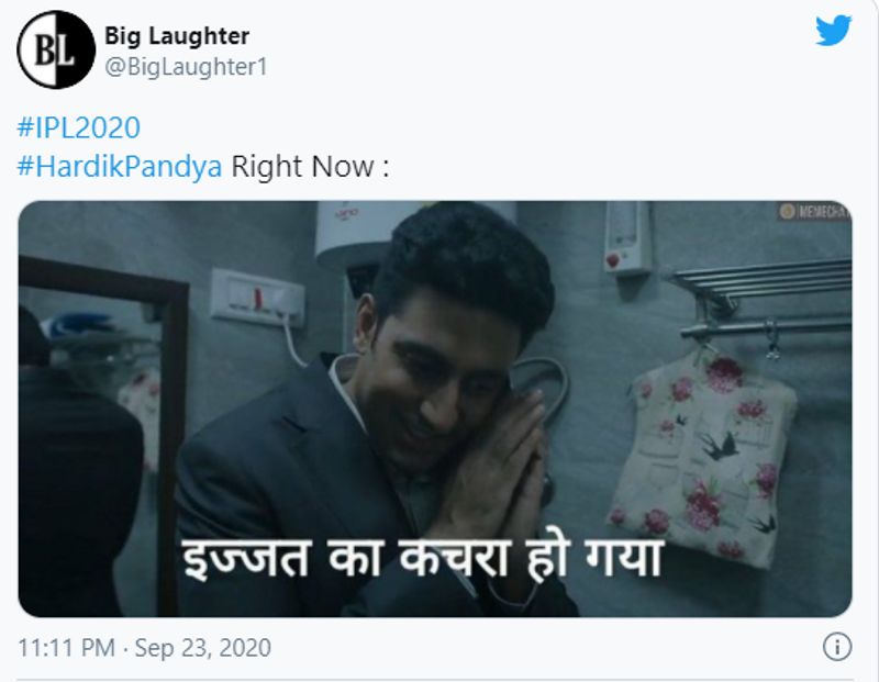 ipl 2020 mi vs kkr Hardik Pandya abusing Jasprit Bumrah fans blast