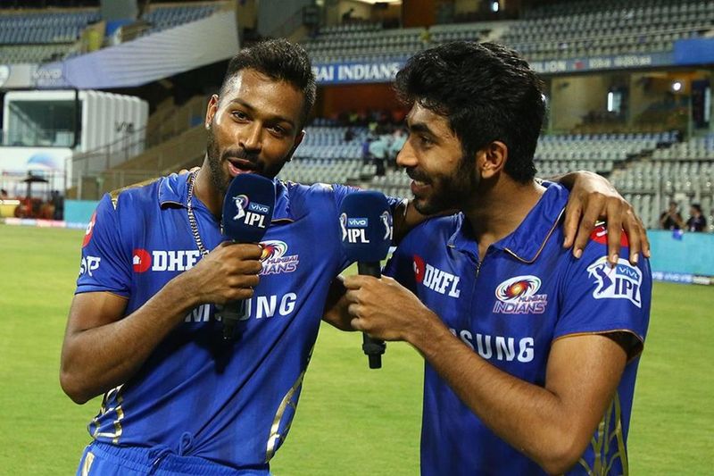 ipl 2020 mi vs kkr Hardik Pandya abusing Jasprit Bumrah fans blast