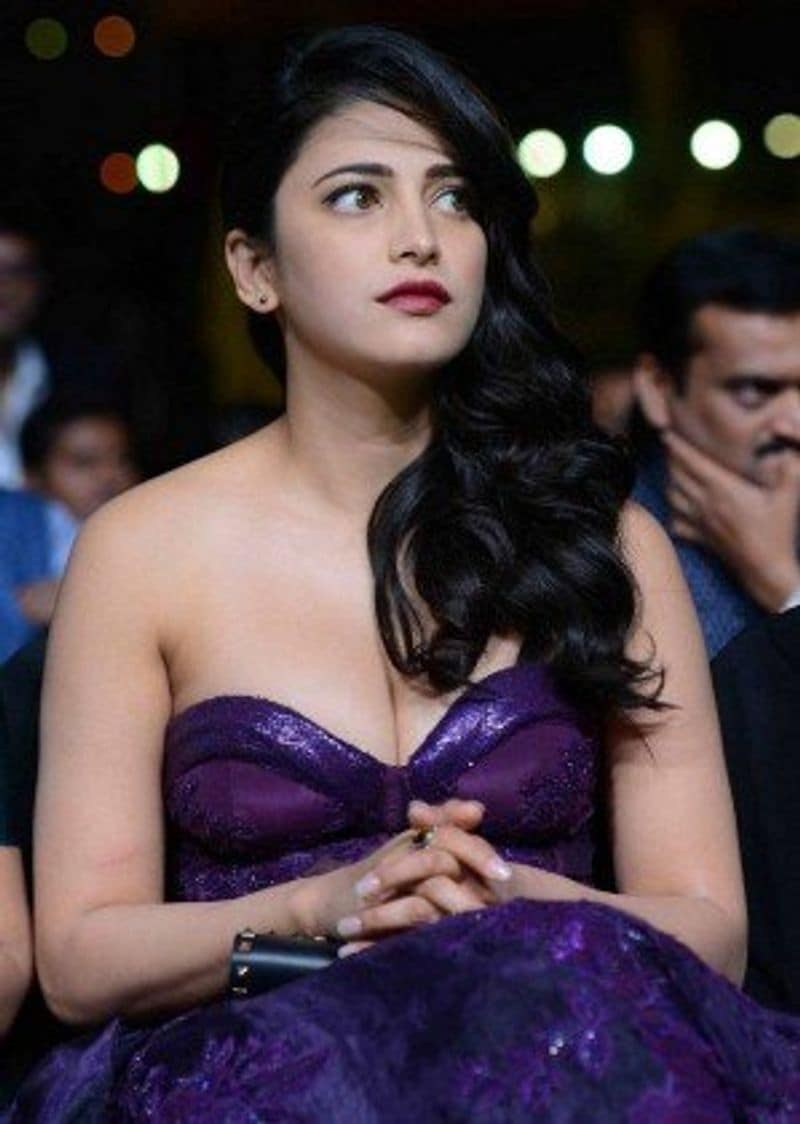 shruthi haasan setirs on chiranjeevi ntr ram charan rajamouli arj