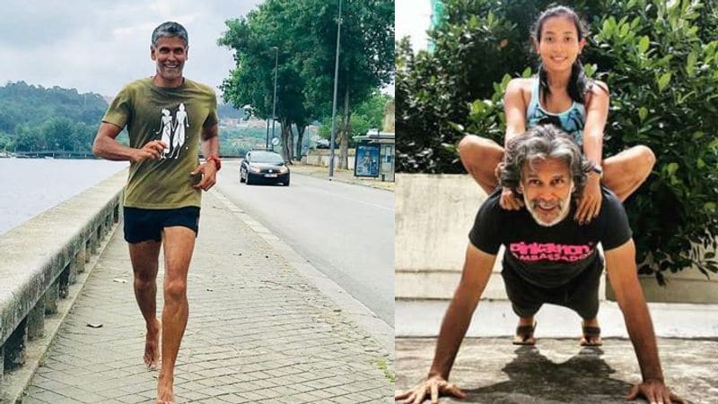 PM Narendra Modi to Milind Soman at Fit India Dialogue Surprised to see your mother do push ups at 81 watched video 5 times BSS