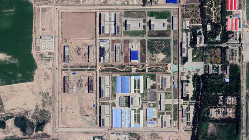 China built over 400 concentration camps in Xinjiang province for the Uighurs ALB