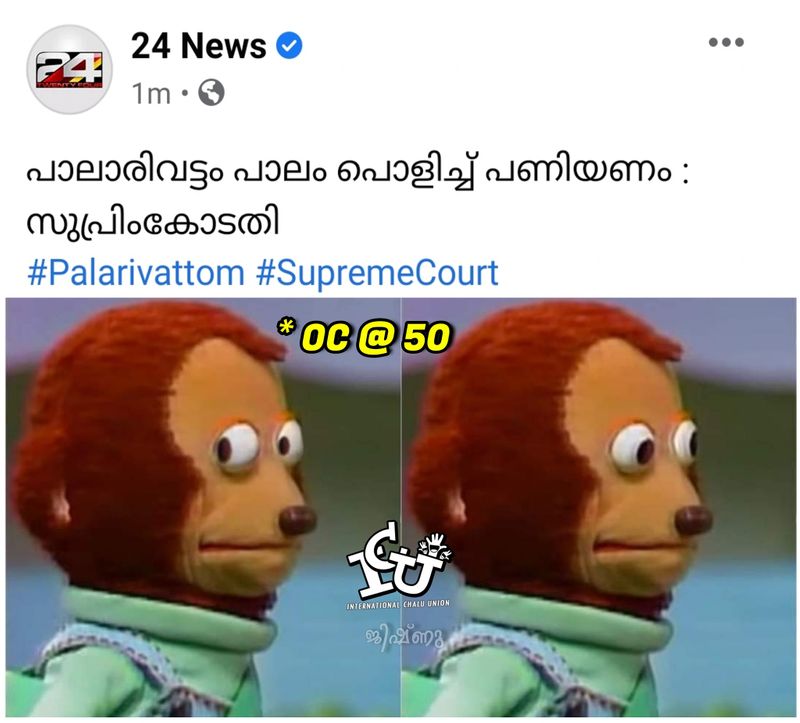 trolls on palarivattom bridge