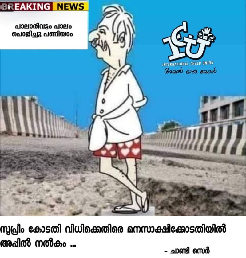 trolls on palarivattom bridge