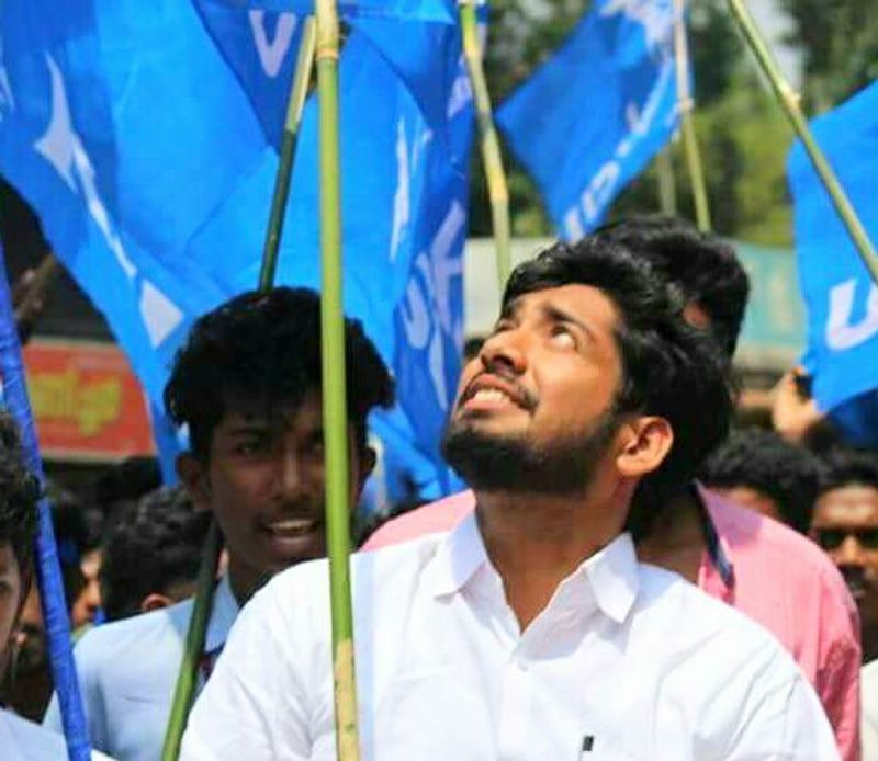 police case fake name covid test against km abhijith ksu defends state president