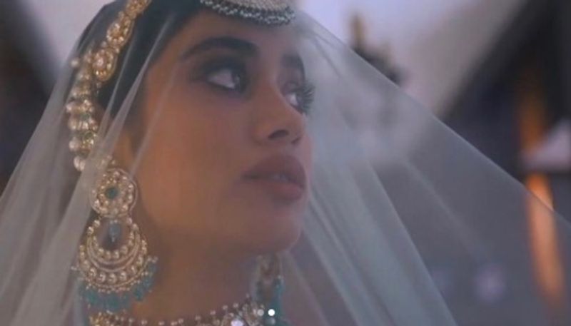 janhvi kapoor shares pictures of her own with a new bridal look