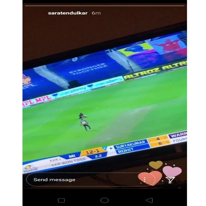 sara tendulkar in love with this cricketer expressed with heart emoji on social media