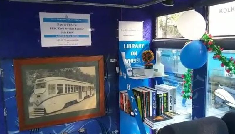 First in India is a whole library inside the moving tram RTB